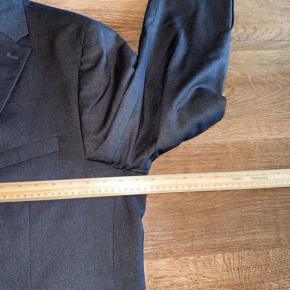 Giorgio Fiorelli Fine Tailoring Charcoal Blazer NWT Sport Coat Size 50